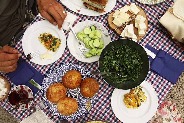 Round Zucchini Dill Pesto Eggs by Olga Irez