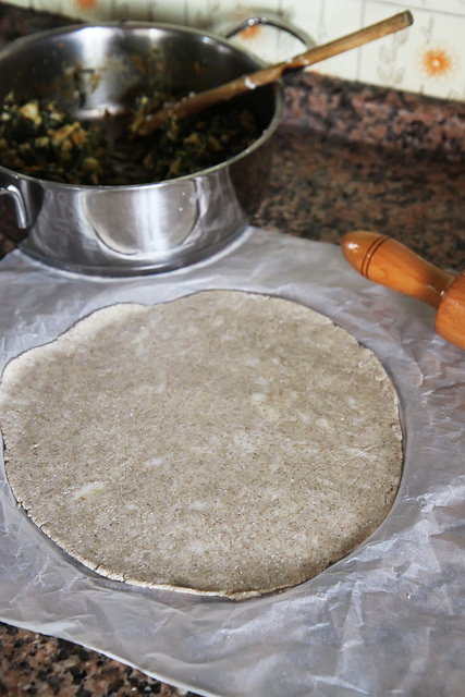Buckwheat and Rye Galette with Chard and Feta by Olga Irez