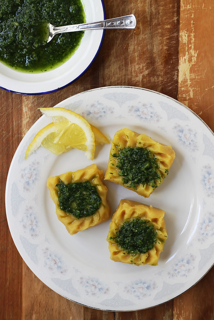 Fava Bean Spread with Dill Pesto by Olga Irez of Delicious Istanbul