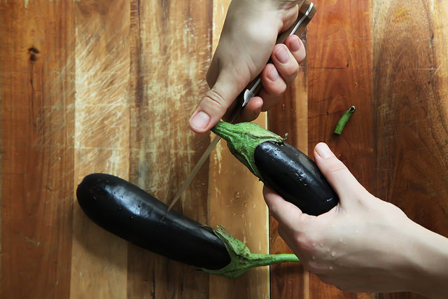Imam Bayildi, Turkish Stuffed Eggplant by Olga Irez of Delicious Istanbul