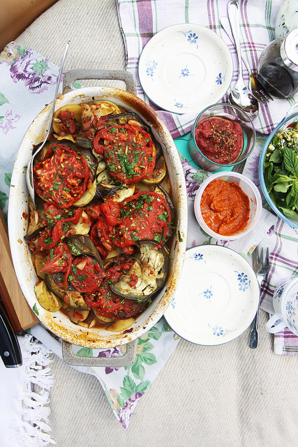 Vegetable Casserole by Olga Irez of Delicious Istanbul