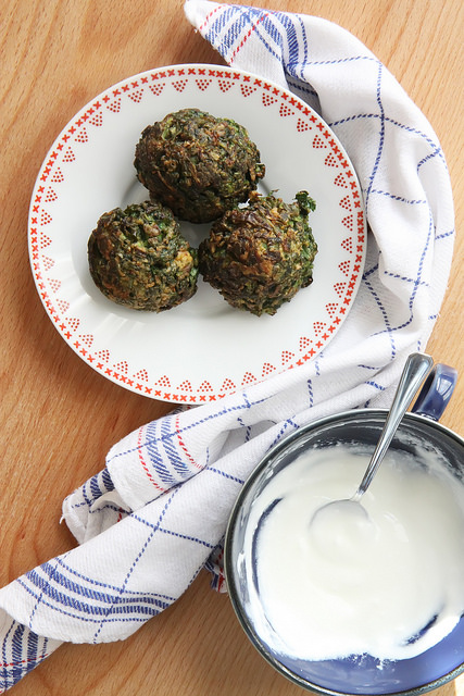 Occe, Turkish Herb Fritters by Olga Irez of Delicious Istanbul