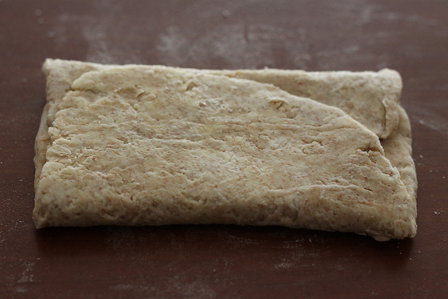 Whole Wheat Puff Pie with Beet Greens by Olga Irez of Delicious Istanbul