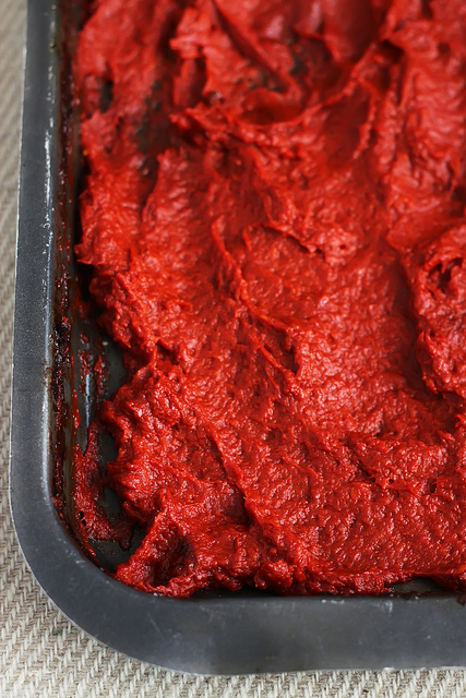 Oven-Roasted Red Bell Pepper Paste by Olga Irez of Delicious Istanbul