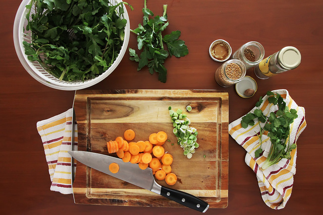 Warm Salad of Poppy Greens by Olga Irez of Delicious Istanbul