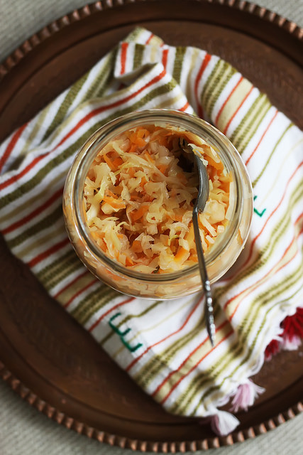 Russian Fermented Cabbage by Olga Irez of Delicious Istanbul