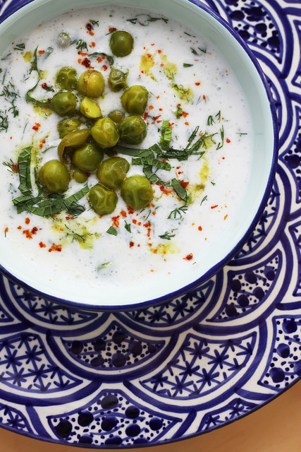 Kefir Cacık with Turmeric Peas post image