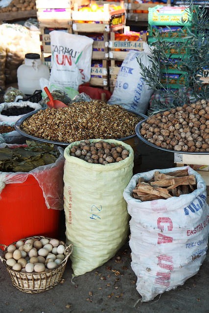 Villager's Market Stall by Olga Irez of Delicious Istanbul