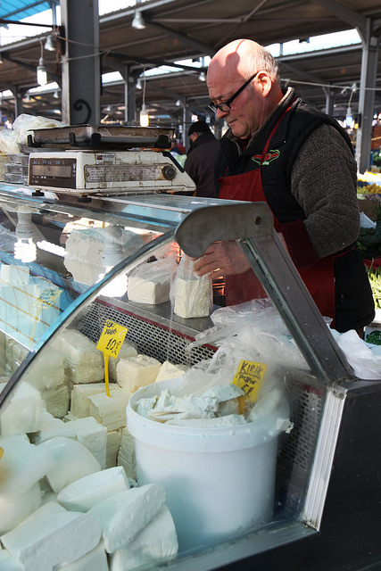 Cheese Vendor by Olga Irez of Delicious Istanbul