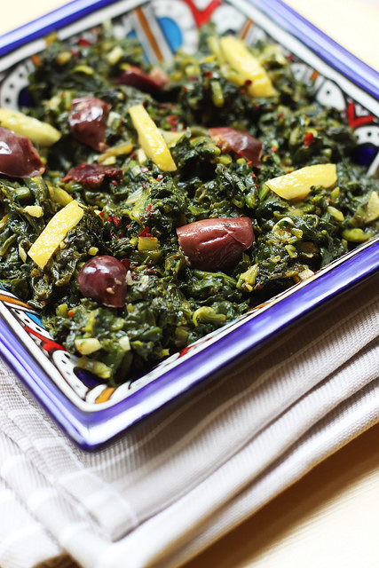 Moroccan Spinach Salad (and Fez Cooking Class) post image