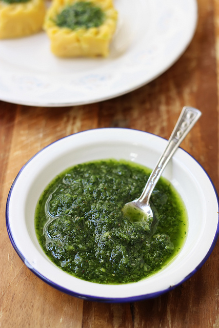 Dill Pesto by Olga Irez of Delicious Istanbul