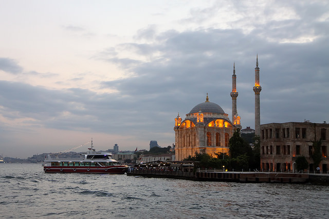 Ortakoy Mosque, Bosphorus, Istanbul by Olga Irez of Delicious Istanbul