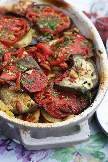 Summer Vegetable Casserole by Olga Irez of Delicious Istanbul