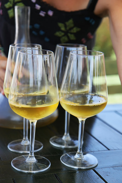 Wine at Patiska Bağ Evi, Bozcaada by Olga Irez of Delicious Istanbul