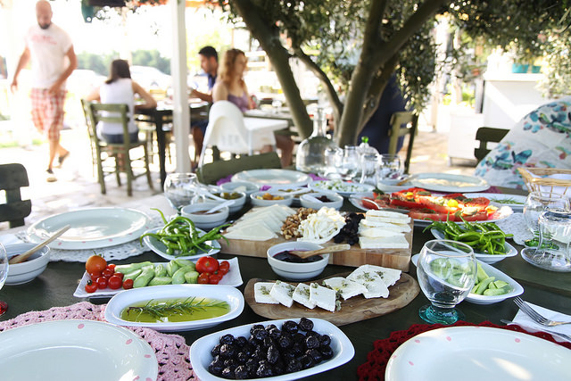 Turkish Breakfast at Patiska Bağ Evi, Bozcaada by Olga Irez of Delicious Istanbul