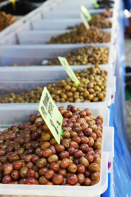 Market at Bozcaada by Olga Irez of Delicious Istanbul