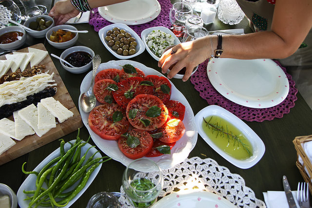 Turkish Breakfast at Patiska Bağ Evi, Bozcaada by Olga Irez of Delicious Istanbul