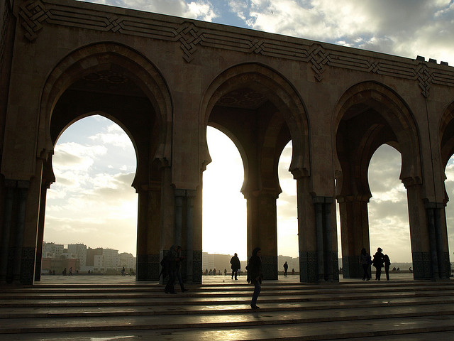 Gate to Hassan II Mosque Casablanca Morocco Olga Irez