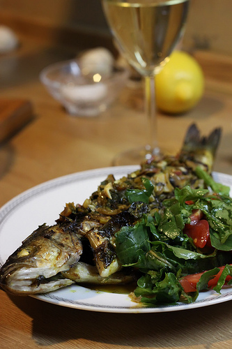 Sea Bass in Chermoula