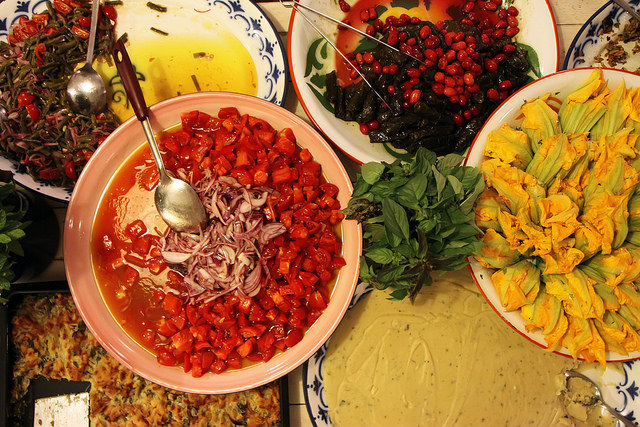 Asma Yaprağı Restaurant in Alaçatı by Olga Irez of Delicious Istanbul