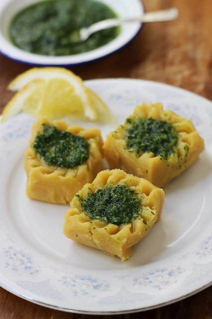 Fava Bean Spread with Dill Pesto by Olga Irez of Delicious Istanbul