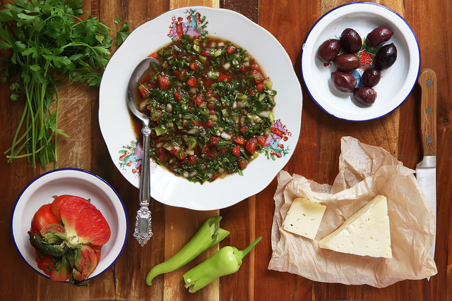 Bostana, Chilled Spicy Tomato Soup by Olga Irez of Delicious Istanbul