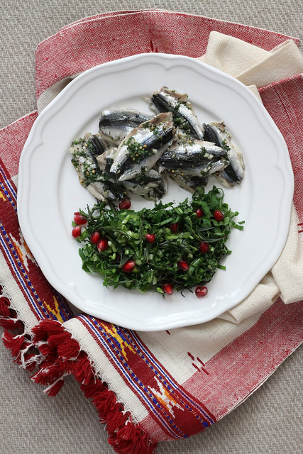 Flash-Roasted Fresh Anchovy “Birds” post image