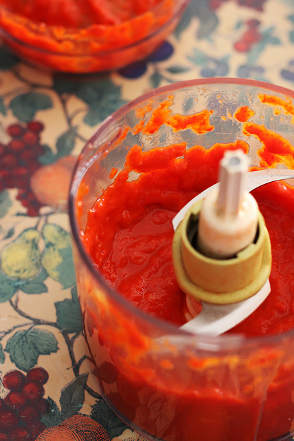 Oven-Roasted Red Bell Pepper Paste by Olga Irez of Delicious Istanbul
