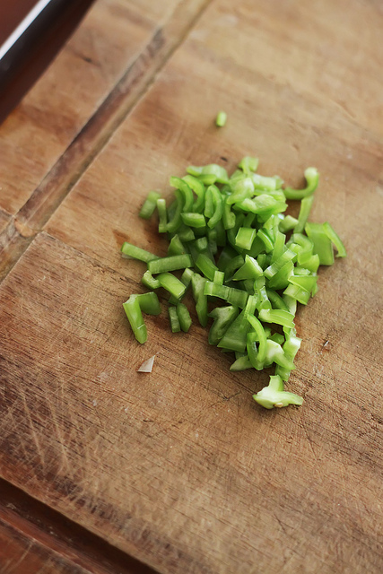Chopped green pepper Olga Irez Delicious Istanbul
