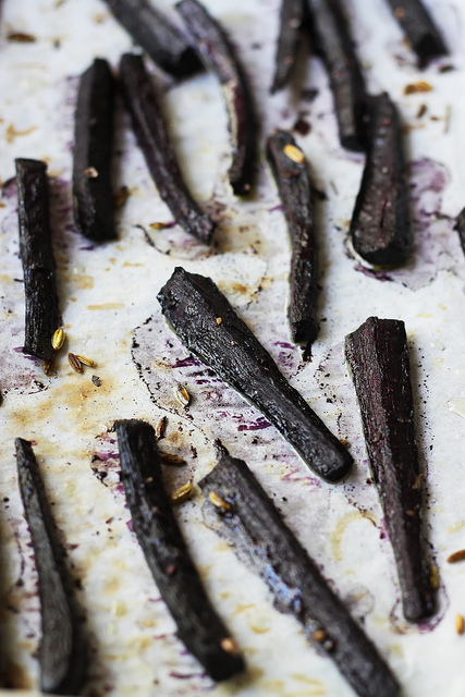Roasted Purple Carrot by Olga Irez of Delicious Istanbul