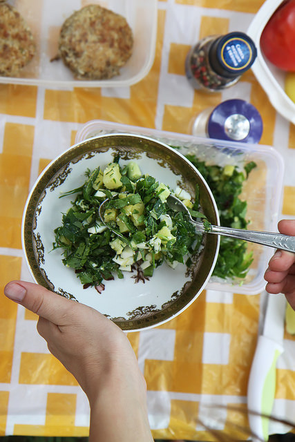 Okroshka, Russian Summer Soup by Olga Irez of Delicious Istanbul