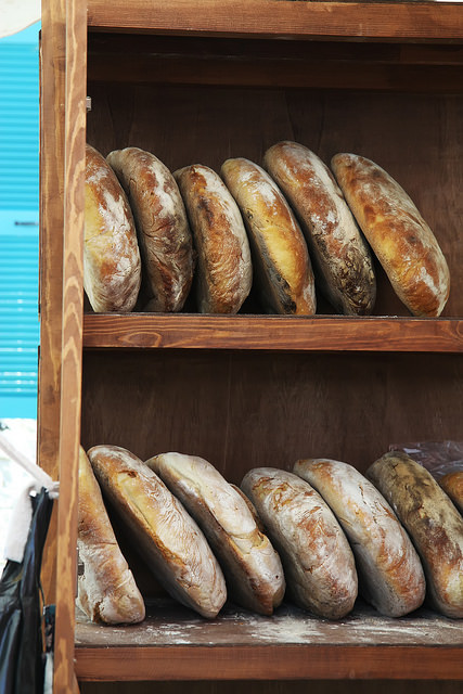 Sourdough Bread at Alacati Market by Olga Irez of Delicious Istanbul 