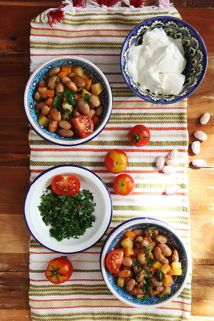 Fresh Borlotti Beans Stew by Olga Irez of Delicious Istanbul