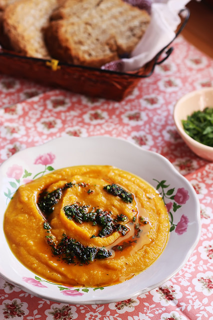 Red Lentil and Roasted Pumpkin Soup Olga Irez
