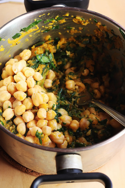 Gözleme with Chickpeas, Pumpkin and Spinach by Olga Irez