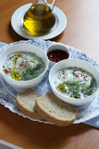 Cacık, Cold Turkish Yoghurt Soup