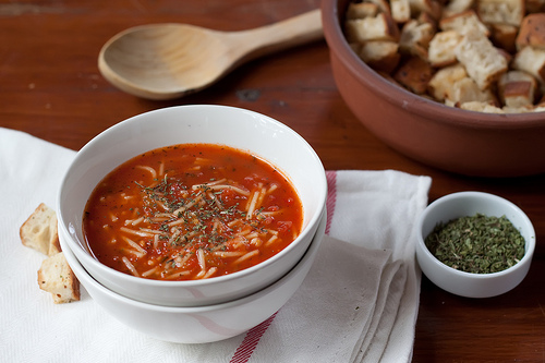 Tomato Soup with Vermicelli