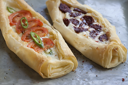 Turkish Phyllo Pizza