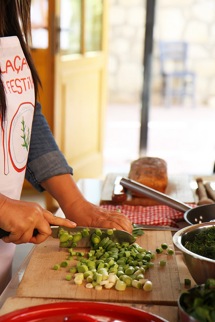 Alaçatı Ot Festivali 2014: Cooking Demo by Ayşe Nur Mıhçı by Olga Irez of Delicious Istanbul