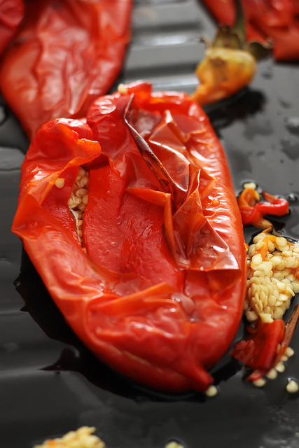 Oven-Roasted Red Bell Pepper Paste by Olga Irez of Delicious Istanbul
