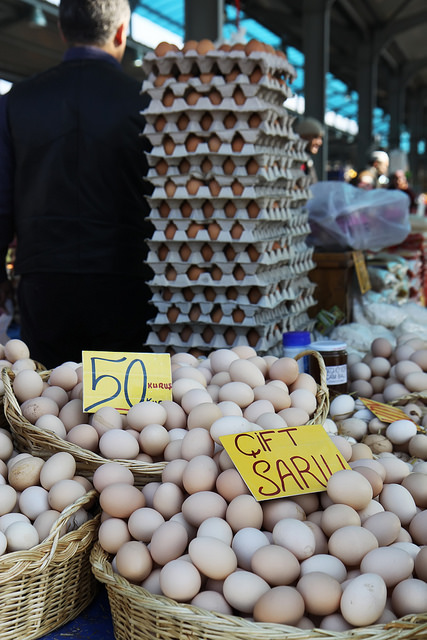 Turkish Eggs by Olga Irez of Delicious Istanbul