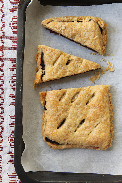 Whole Wheat Puff Pie with Beet Greens post image