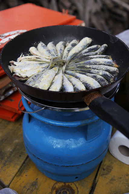 Fried Sardines by Olga Irez