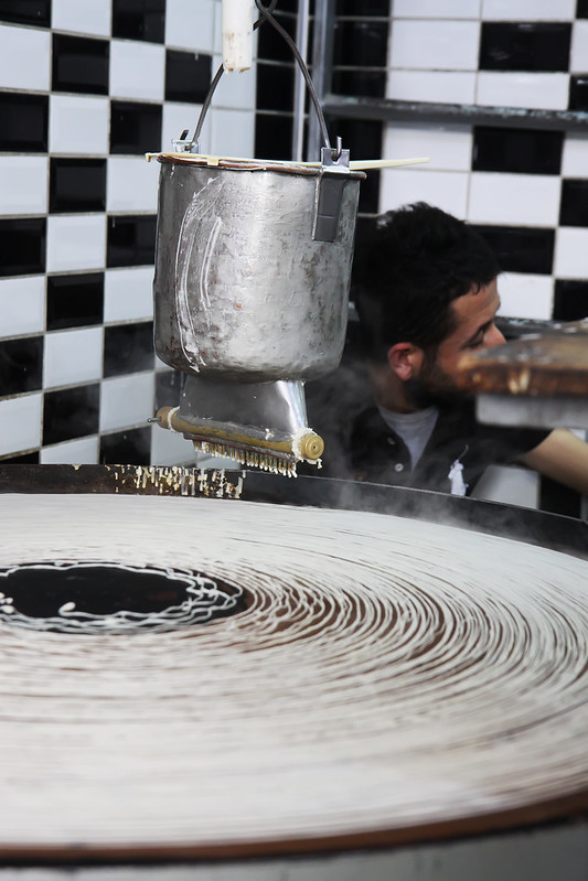 Kadaif Maker in Antakya by Olga Irez of Delicious Istanbul