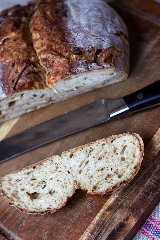 Potato Bread with Roasted Onions