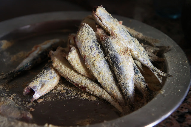 Fried Sardines by Olga Irez
