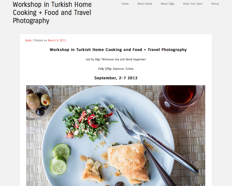  Cooking and Photography Workshop in the Turkish Countryside
